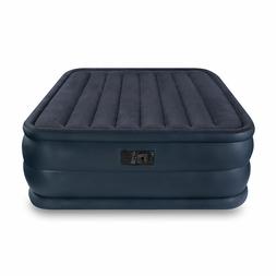 INTEX Queen Raised Downy Airbed Mattress Bed w/ Built-In Pum